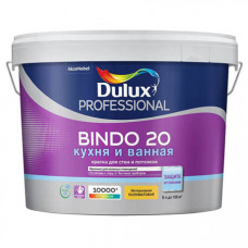 Dulux Professional Bindo 20 | Дюлакс Биндо 20 интерьерная краска для кухни и ванной полуматовая