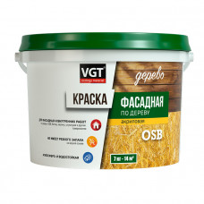VGT ВД-АК-1180 КРАСКА ФАСАДНАЯ ПО ДЕРЕВУ акриловая, белая матовая