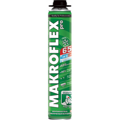 Мakroflex ShakeTec 65 / Макрофлекс ШейкТек 65 Пена профессиональная всесезонная