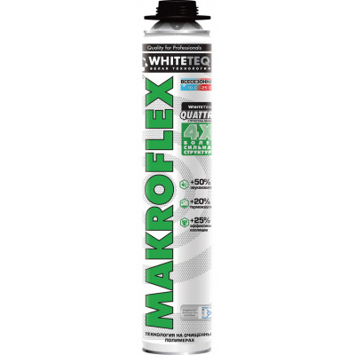 Мakroflex WhiteTeq / Макрофлекс ВайтТек  Пена профессиональная всесезонная